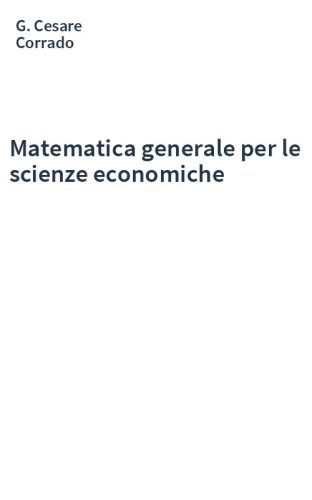 Matematica generale per le scienze economiche