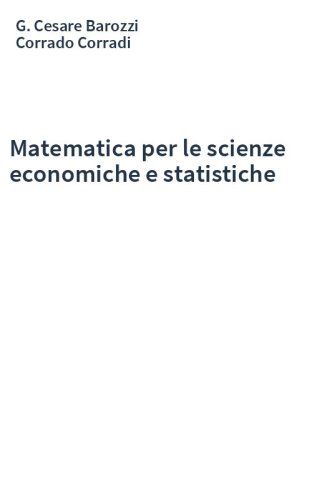 Matematica per le scienze economiche e statistiche
