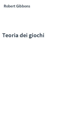 Teoria dei giochi