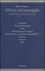 Abiura dal paesaggio. Architettura come trasposizione