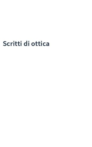 Scritti di ottica
