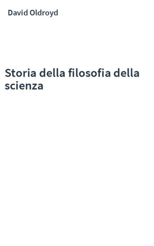 Storia della filosofia della scienza