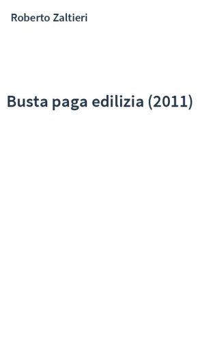 Busta paga edilizia (2011)