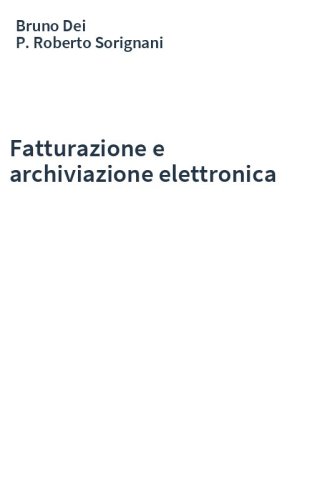 Fatturazione e archiviazione elettronica