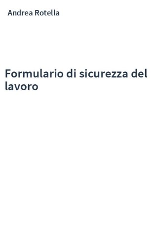 Formulario di sicurezza del lavoro