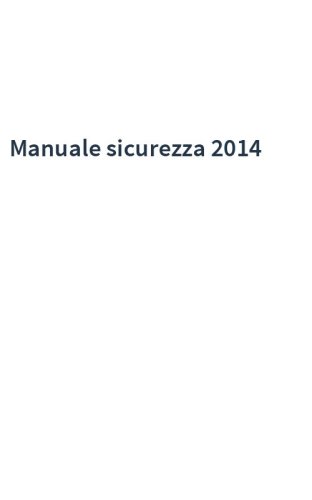 Manuale sicurezza 2014