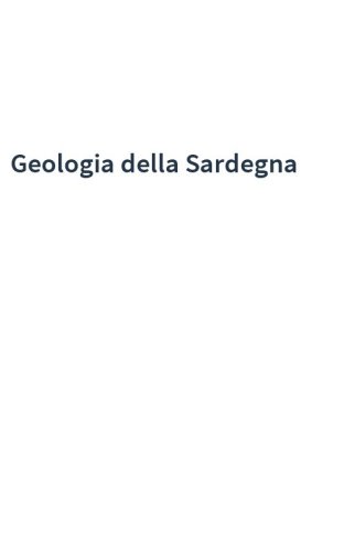Geologia della Sardegna