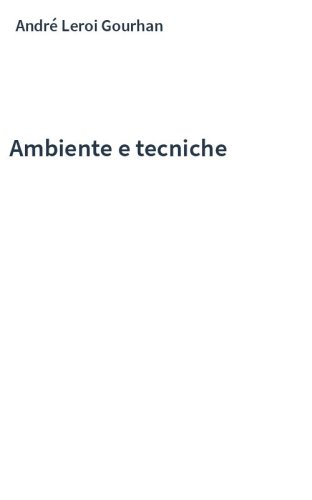 Ambiente e tecniche