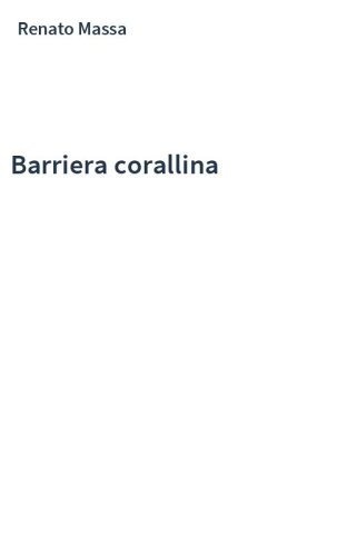 Barriera corallina