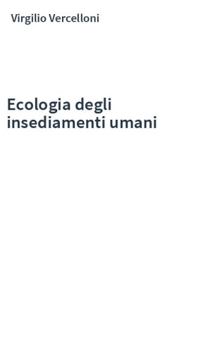 Ecologia degli insediamenti umani