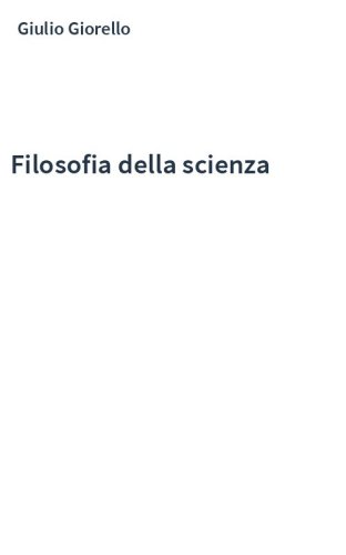 Filosofia della scienza