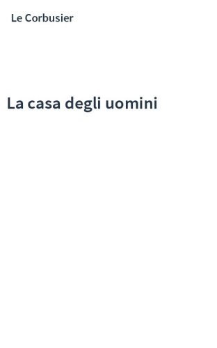 La casa degli uomini