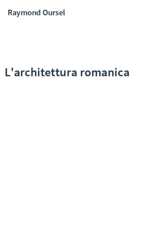 L'architettura romanica