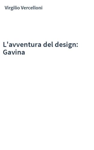 L'avventura del design: Gavina