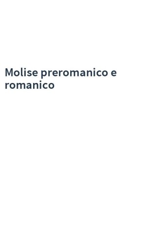 Molise preromanico e romanico