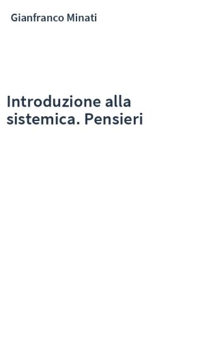 Introduzione alla sistemica. Pensieri