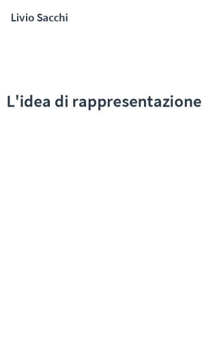 L'idea di rappresentazione