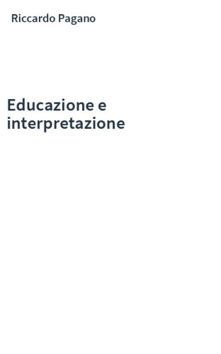 Educazione e interpretazione