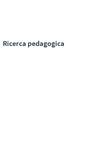 Ricerca pedagogica
