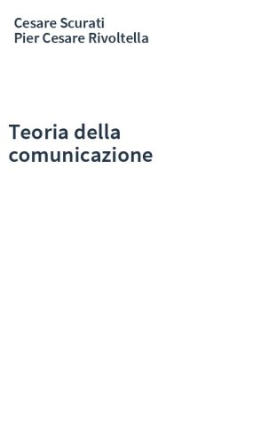 Teoria della comunicazione