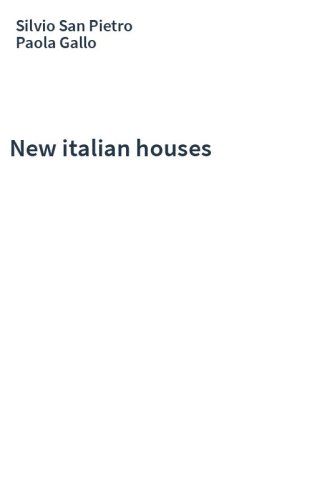 New italian houses