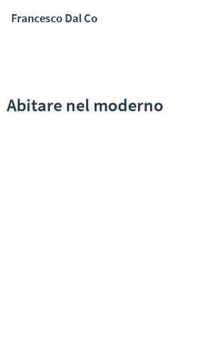 Abitare nel moderno