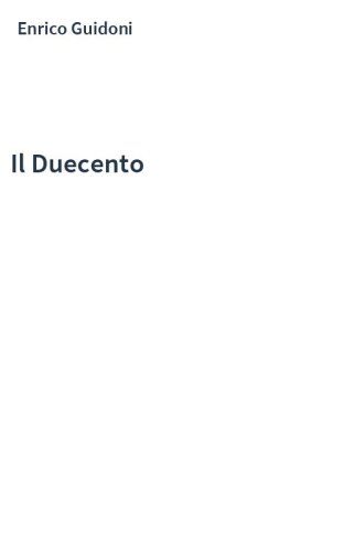 Il Duecento