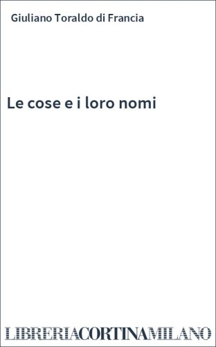 Le cose e i loro nomi