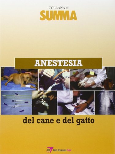 Anestesia del cane e del gatto