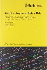 JADT 2010. Statistical analysis of textual data proceedings of 10th international Conference. CD-ROM