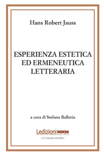 Esperienza estetica ed ermeneutica letteraria
