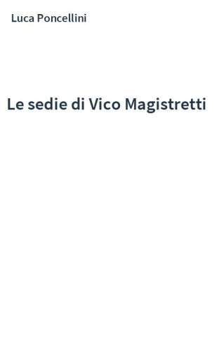 Le sedie di Vico Magistretti