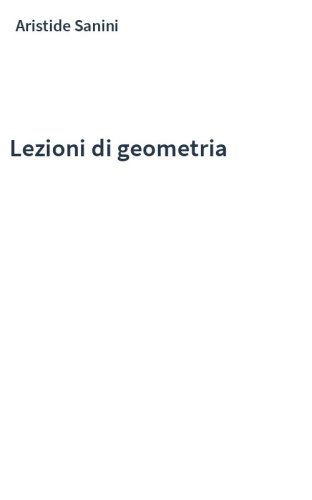 Lezioni di geometria