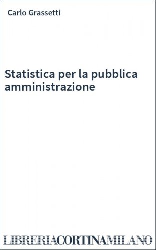 Statistica per la pubblica amministrazione