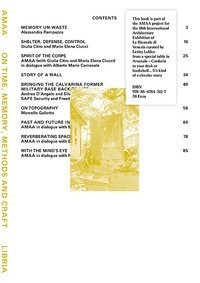 On Time, Memory, Methods and Craft. AMAA