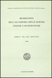 Rendiconto dell'Accademia delle scienze fisiche e matematiche. Serie IV