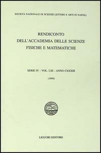Rendiconto dell'Accademia delle scienze fisiche e matematiche. Serie IV