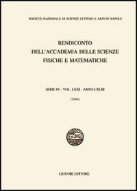 Rendiconto dell'Accademia delle scienze fisiche e matematiche. Serie IV