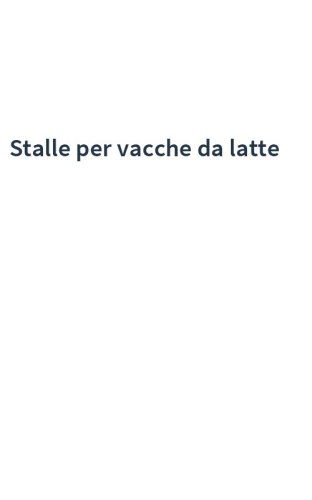 Stalle per vacche da latte