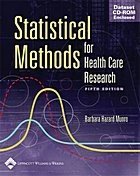 Statistical methods for health care research (Enclosed CD ROM)
