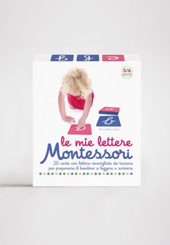 Le mie lettere. Montessori. 26 carte con lettere smerigliate da toccare per preparare il bambino a leggere e scrivere