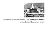 Tempo ed architettura. La Casa Galina di Giovanni Leo Salvotti