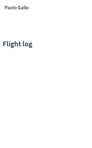 Flight log