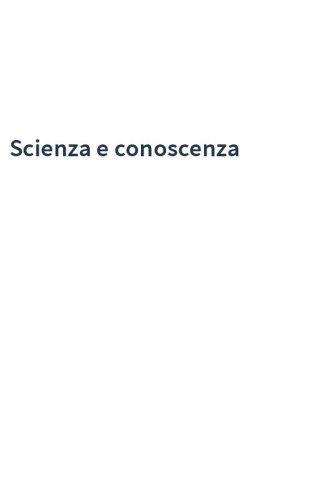 Scienza e conoscenza