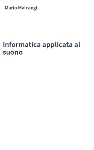 Informatica applicata al suono