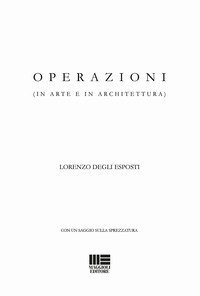 Operazioni (in arte e in architettura)