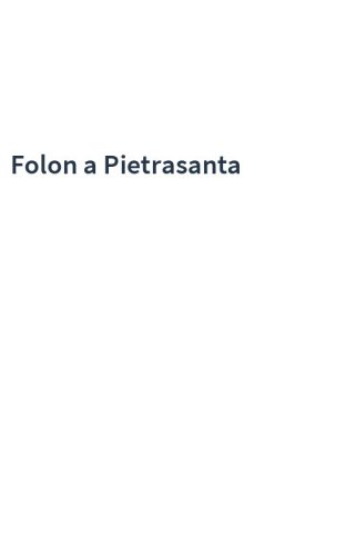 Folon a Pietrasanta