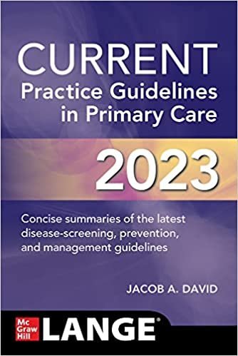 Current Practice Guidelines in Primary Care