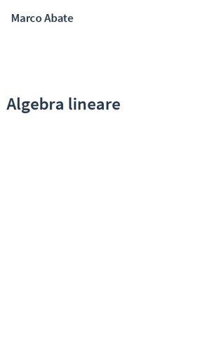 Algebra lineare