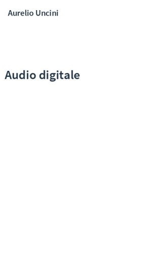 Audio digitale